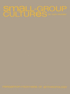 cover image of Small-Group Cultures